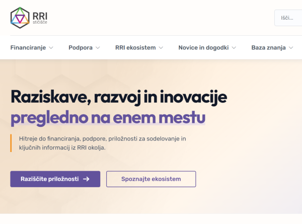 Vzpostavljena spletna platforma RRI stičišča